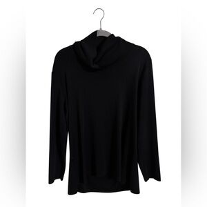 Exclusively Misook Black Turtleneck Tunic Top XL